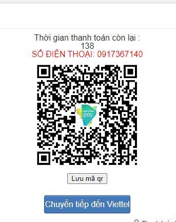 mã QR viettel pay của nhà cái 7ball